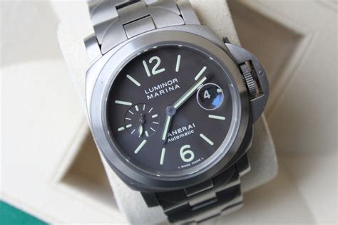 panerai pam 279 titanium|Panerai Luminor Marina, Brown Luminous, Titanium REVIEW.